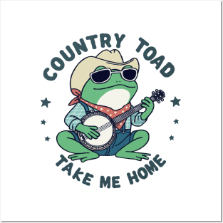 Country Toad Take Me Home Posters and Art